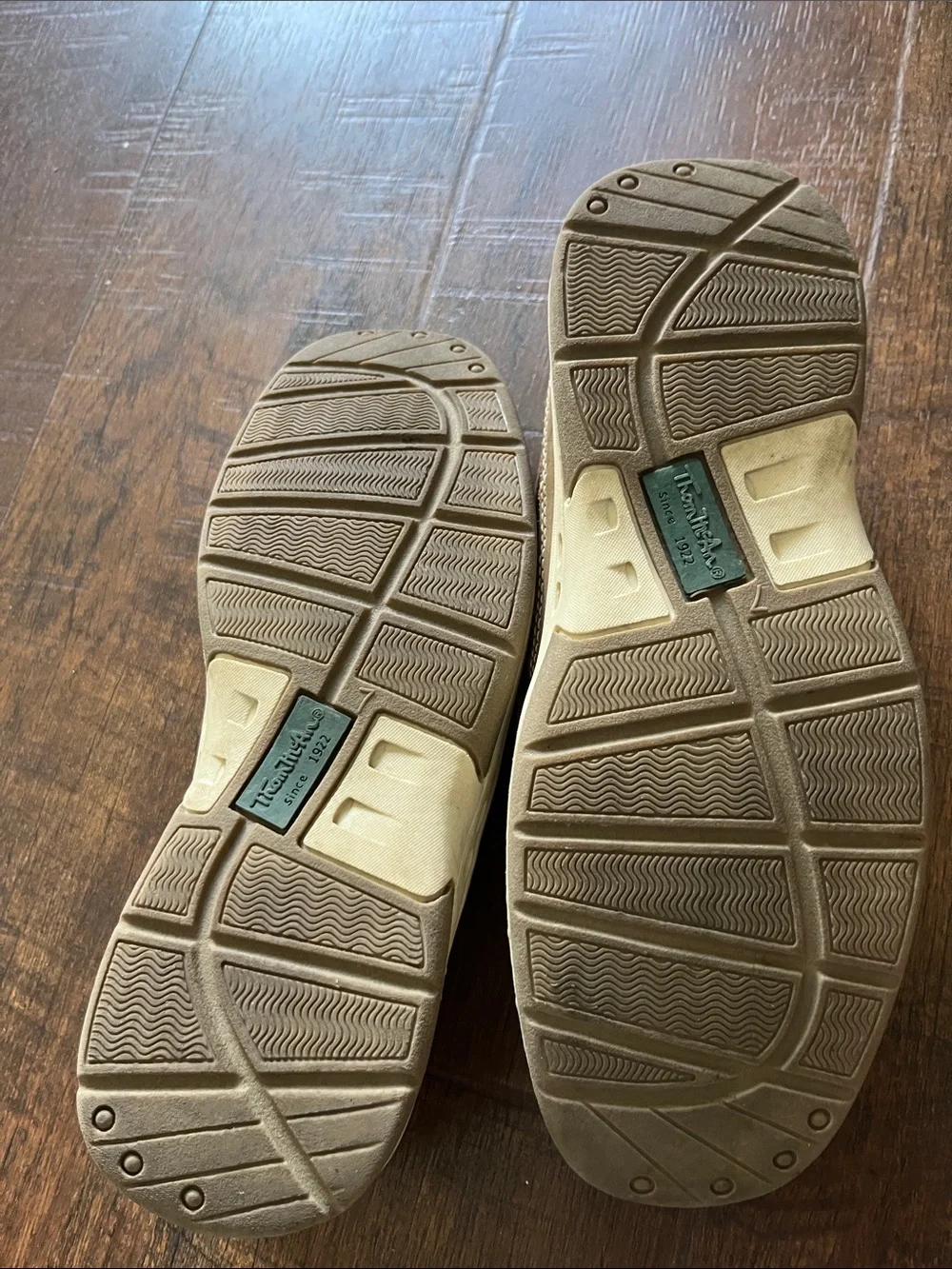 Thom McAn Men's Slip-On Boat Shoes in Tan Brown
